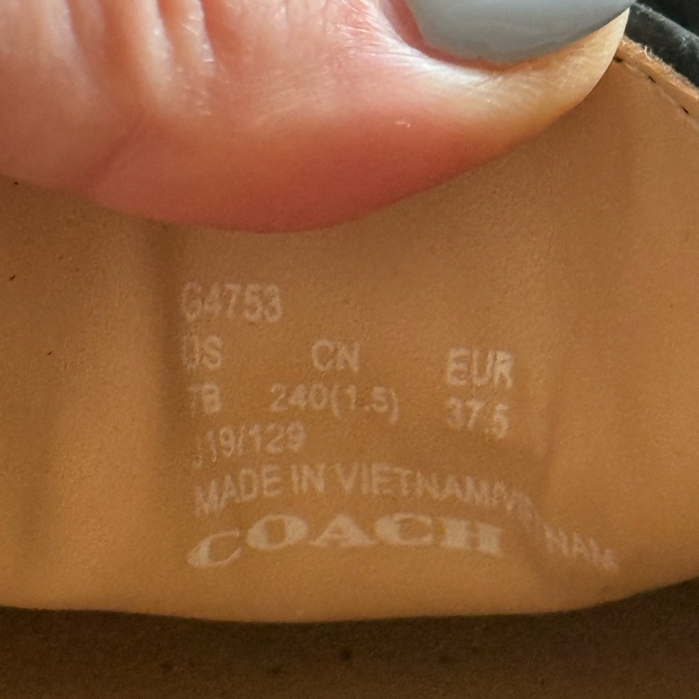 Coach Maegan Driver Haircalf Leopard Loafers Size 7B Natural EUC - Picture 10 of 13